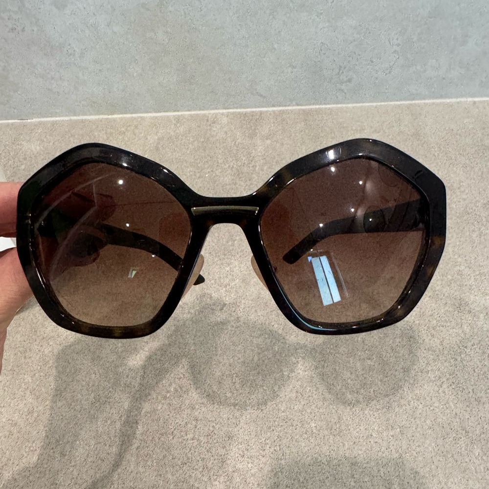 Prada Tortoise Shell Oversized Sunglasses